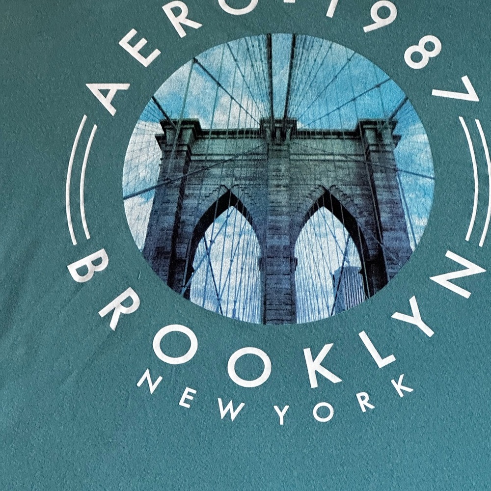 AEROPOSTALE MENS BROOKLYN NEW YORK  SHORT SLEEVE T-SHIRT SZ M - Picture 9 of 9